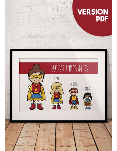 Affiche - Super Maman - Version PDF