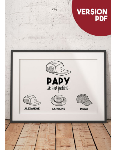 Affiche - Papy et ses petits - Version PDF