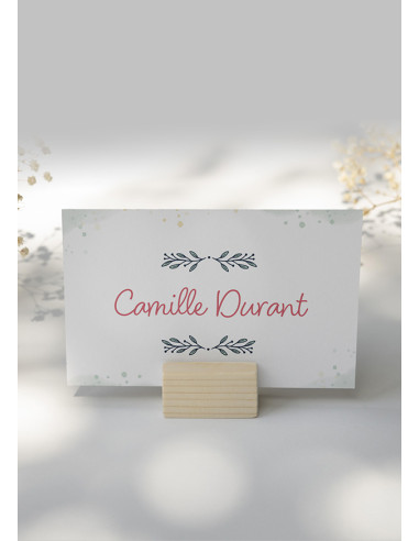 Marque place - Mariage Nature Chic
